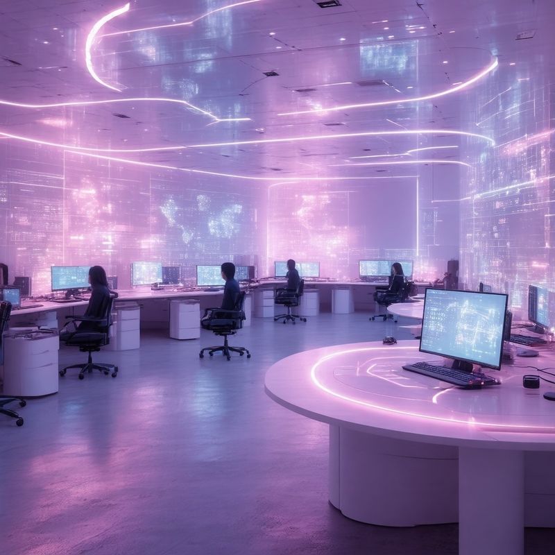 Abstract data vortex symbolizing latest trends in ...
