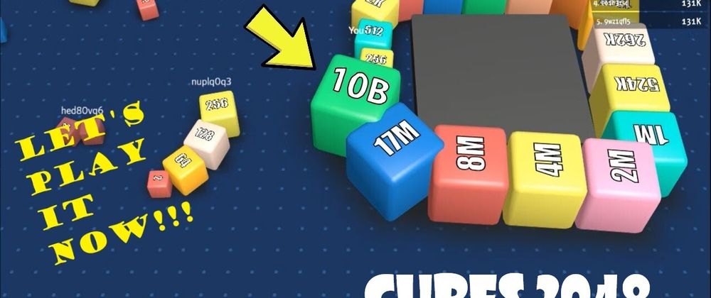 Cover image for Forget classic snakes because Cubes 2048 will bring you new things