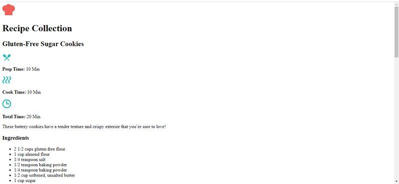Text, images, and icons on starter index.html file