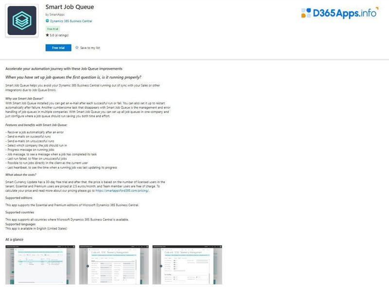 Top Internet of Things Dynamics 365 Apps Smart Job Queue
