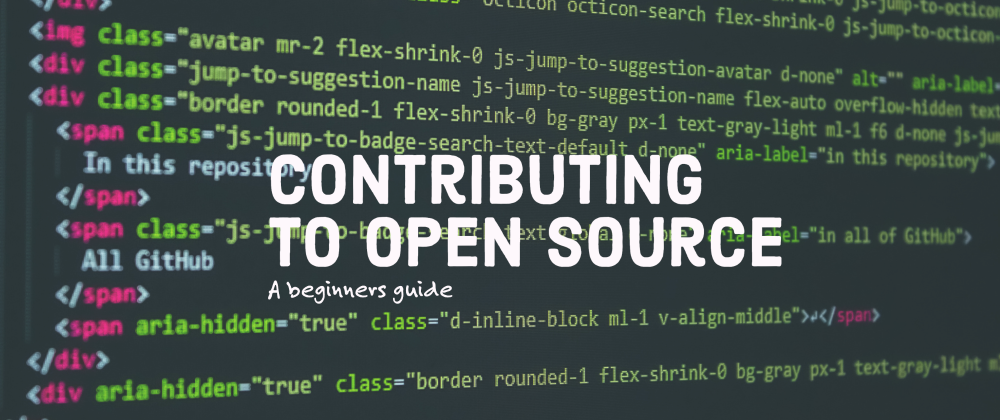 Cover image for How to Start Contributing to Open Source