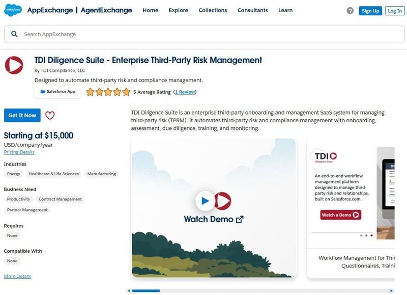 TDI Diligence Suite on AppExchange
