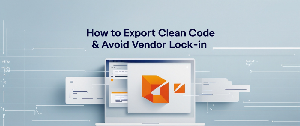 Cover image for How to Export Clean Code & Avoid Vendor Lock-In with FAB Builder