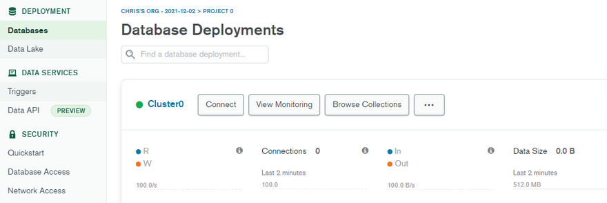 Mongo Database Deployments Setup