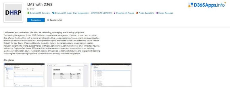 Top Dynamics Apps for Education LMS with D365