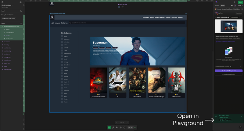 Anima - Figma to Code Open in Playground