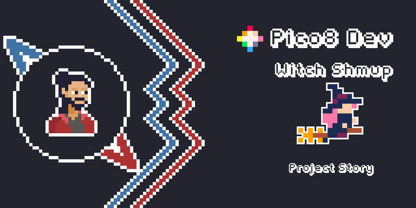 Cover image for Shoot'em up Witch game | PICO-8 GameDev