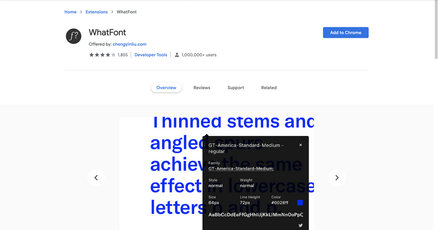 WhatFont – What is that font? - CodeNewbie Community 🌱