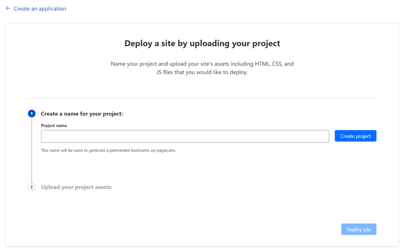 Direct upload form