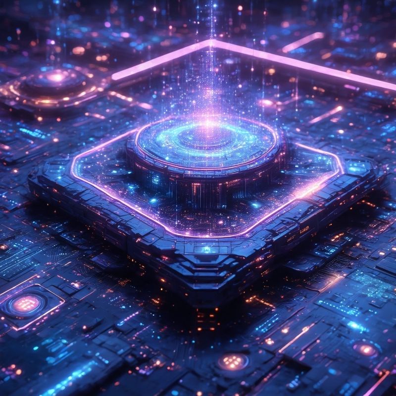 Abstract data vortex symbolizing latest trends in ...