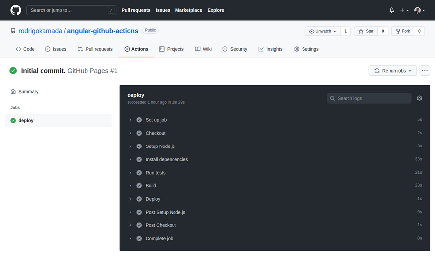 GitHub Actions - Steps
