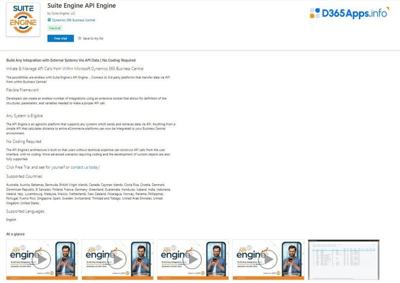 Top Internet of Things Dynamics 365 Apps Suite Engine API Engine