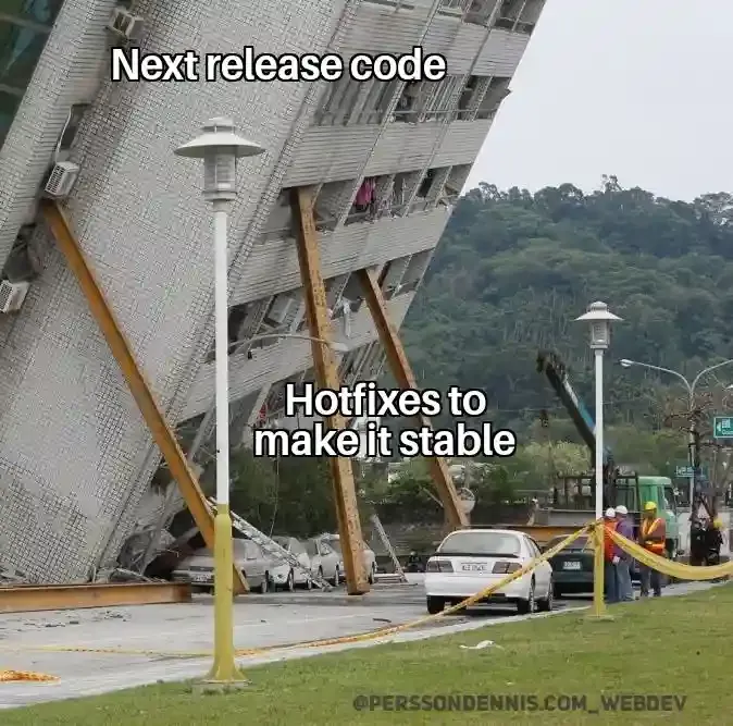 Unstable build meme