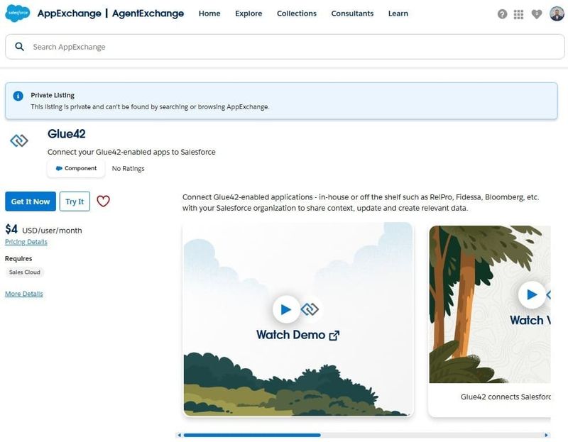 Glue42 on AppExchange