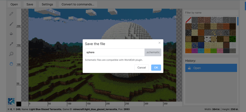 save as schematics