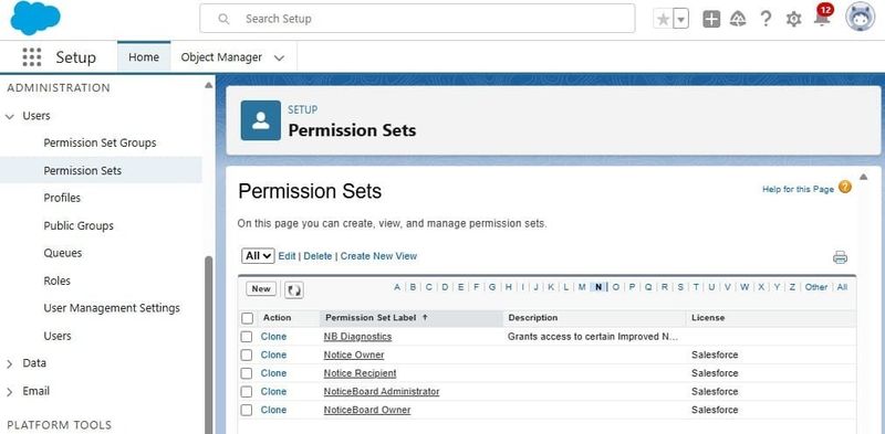 Improved Apps Permission Sets