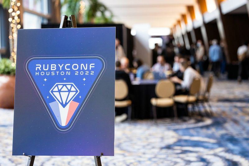RubyConf Sign Photo by BH Brand Co