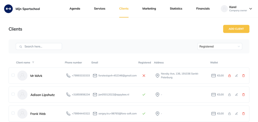 appybee client dashboard