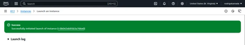 Amazon EC2 - Instance initiated