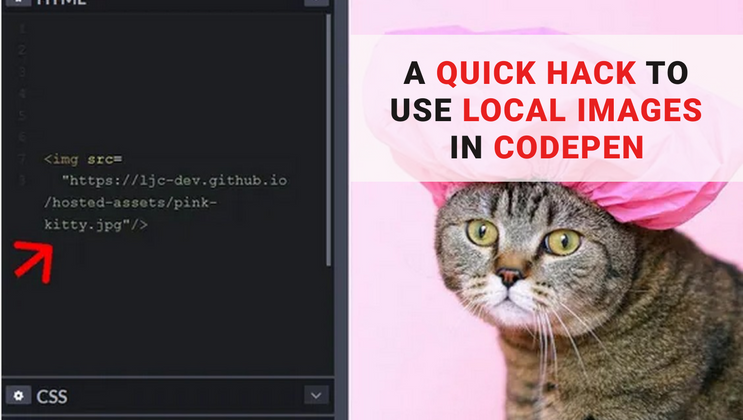Cover image for A quick hack to use local images in Codepen
