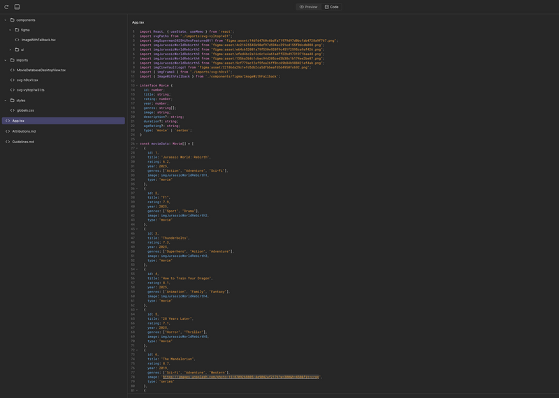 Figma make codebase
