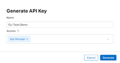 Create a New Api Key