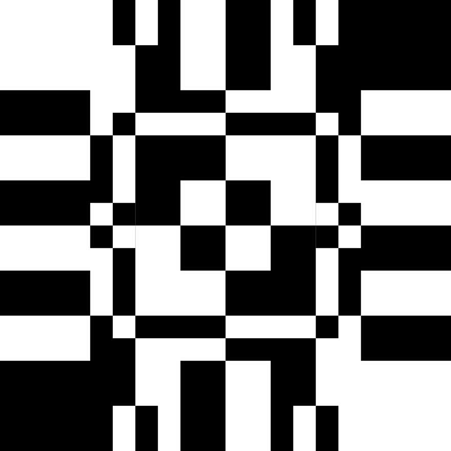 Black and white boxes