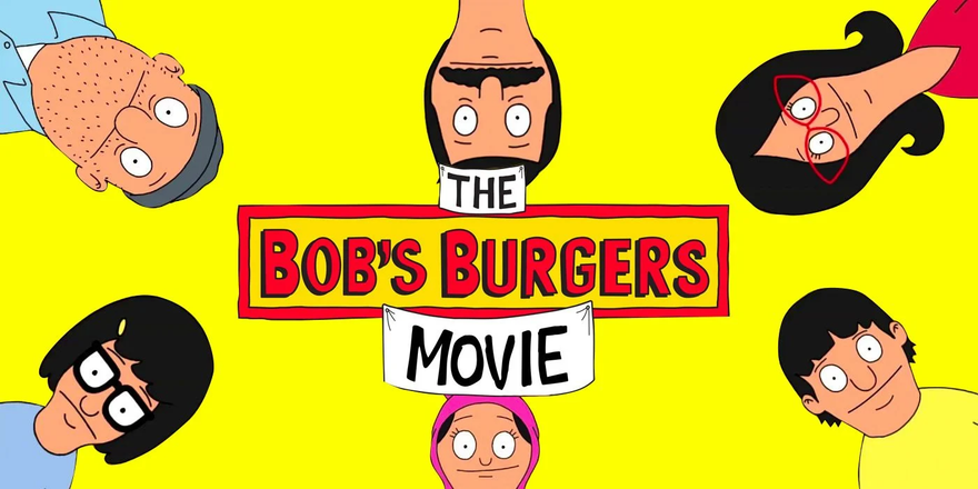 Image of the main Bob's Burgers characters 