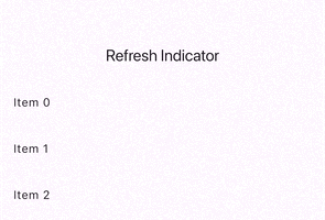Refresh Indicator With 10 Elevation