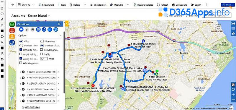 route-optimization example