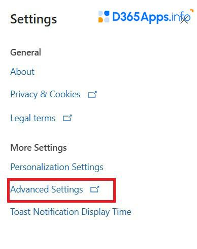 Maplytics license registration page in Dynamics 365 settings