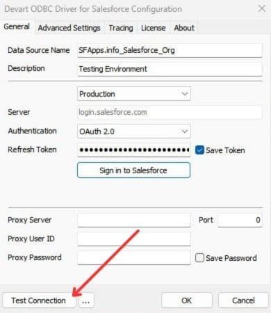 Initiate Connection Testing to Confirm Successful Configuration