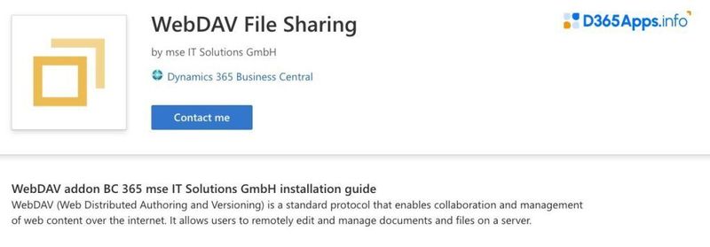 WebDAV File Sharing