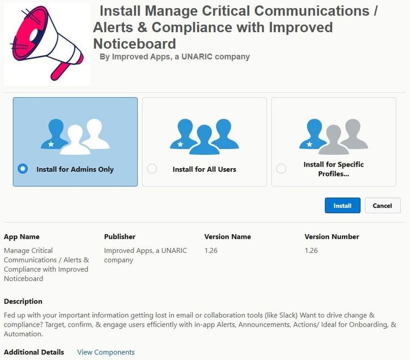 Process of Installing the Improved Noticeboard App