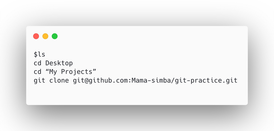 git clone command line
