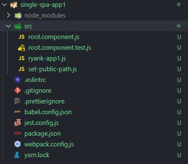 App1 Folder Structure