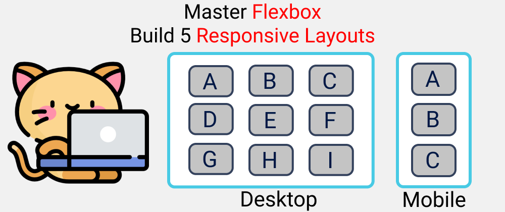 Cover image for Master CSS Flexbox 2021 
🔥- Build 5 Responsive Layouts🎖️|| CSS 2021