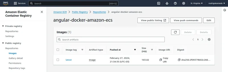 Amazon ECR - Images