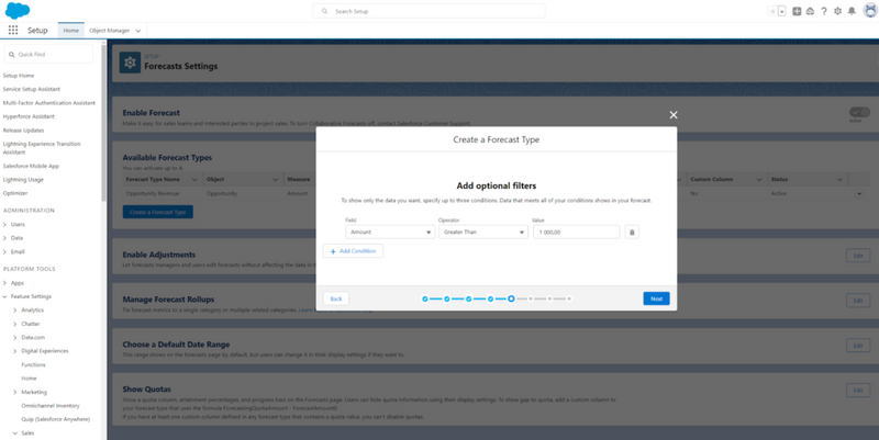 Add Optional Filters