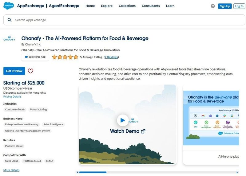 Ohanafy on AppExchange