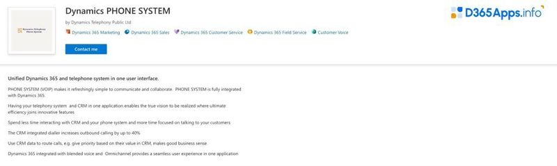 Top Dynamics Apps for Telecommunications & Media Industry Dynamics PHONE SYSTEM