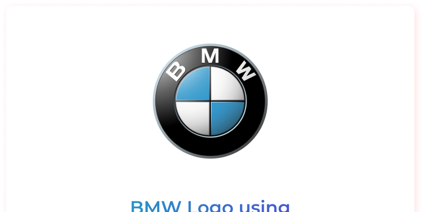 Cover image for How to make the BMW logo using HTML CSS