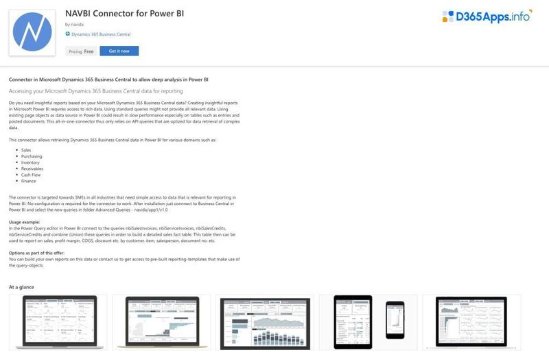 Top Analytics MS Dynamics Apps NAVBI Connector for Power BI