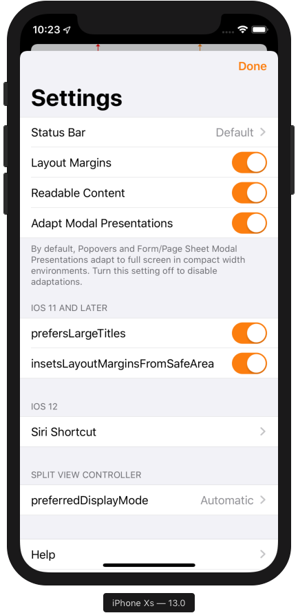 iOS-Modal-Sheets-example