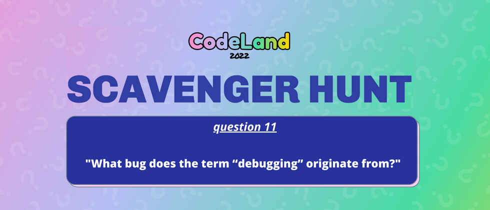 Cover image for [CodeLand Digital Scavenger Hunt] Question 11
