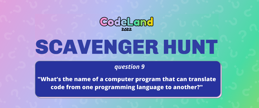 Cover image for [CodeLand Digital Scavenger Hunt] Question 9