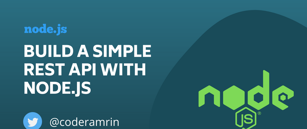 Cover image for Let's build a simple REST API with Node.js and Express
