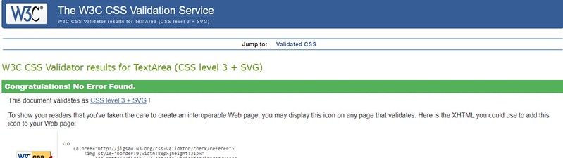 Congratulations! No Error Found