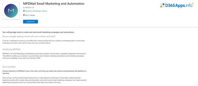 Top Dynamics Apps for Telecommunications & Media Industry MPZMail Email Marketing and Automation