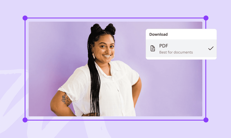 Image showing export image to PDF Mode